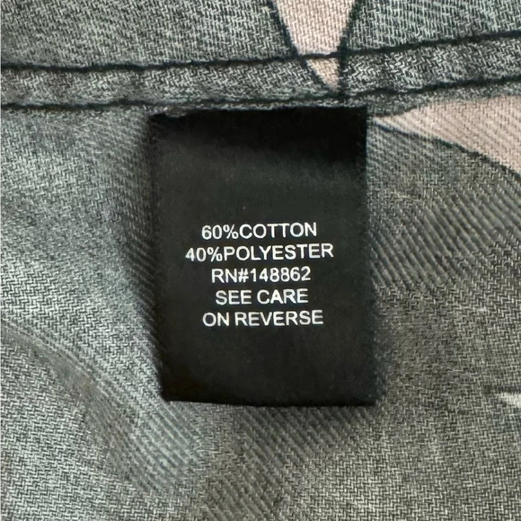 Torrid | Taylor Twill Button Up Shirt Button Up Relaxed Fit Rayon - Picture 8 of 13